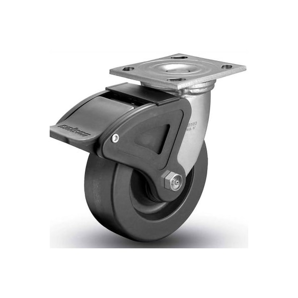 Colson 4 Series Swivel Plate Caster 4.06109.339 BRK4 Phenolic Total Lock Brake 6" Dia. 1200 Lb
